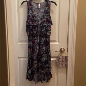 Ladies Hi Low Dress Medium Like New Xhilaration